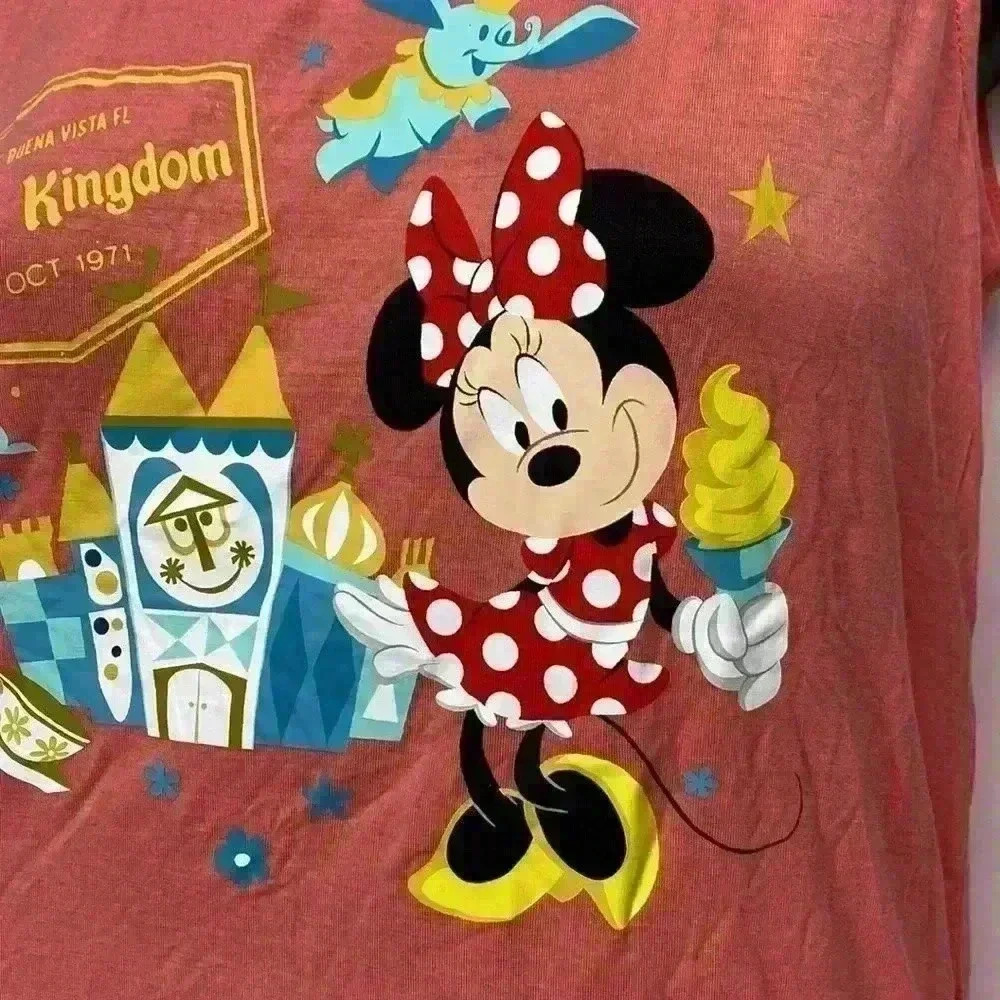 Super cute Disney, park orange tank top, 1971 graphics - Picture 2 of 5